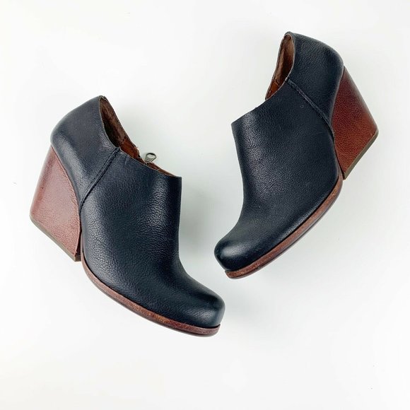 black wedge shooties